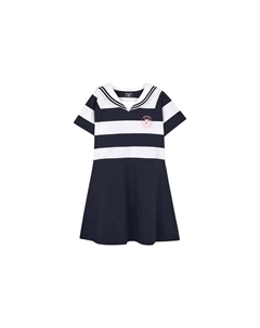 Детское платье Hankou No. 2 Factory Joint Series Темно-синее с белыми широкими полосками Детские, Темно-синий и белый широкие полосы/02TT Skechers