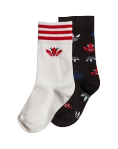 Детские носки, 2 пары (черный+белый) Adidas originals