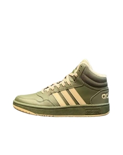 HOOPS Противоскользящие утепленные мид-топы для скейтбординга подростковые зеленые Adidas