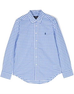 Детская светло-голубая футболка Polo ralph lauren