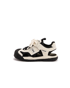 Детские сандалии противоскользящие антиударные для малышей, черные Tongtai