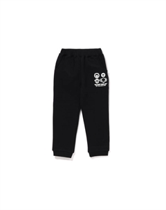 Детские вязаные спортивные штаны, черные A bathing ape®