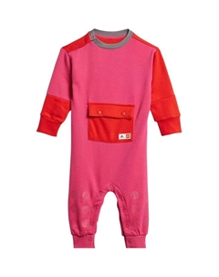 Детский комбинезон, красно-розовый Adidas