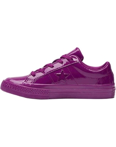 One Star Анти-Ударные Амортизирующие Низкие Детские Скейтбординговые Кроссовки Фиолетовые для детей 3-7 лет Converse