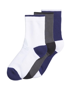 Детские носки, 3 пары (тёмно-серый/белый/тёмно-синий) Adidas