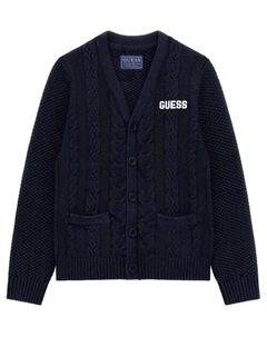 Кардиган Regular fit, синий Guess