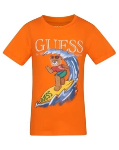 Футболка Regular fit, оранжевый Guess