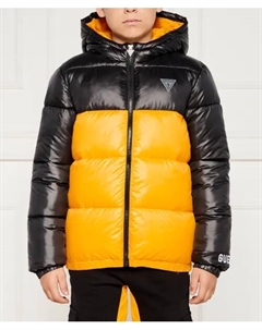 Пуховик, желтый Guess