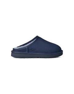 Детские замшевые тапочки Kids' Classic Slip-On, темно-синий Ugg