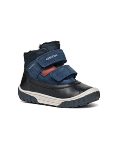 Зимние детские ботинки OMAR WPF, темно-синий Geox