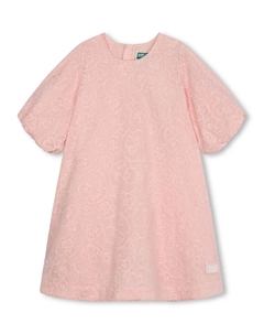 Платье с цветочной вышивкой, розовый Kenzo kids
