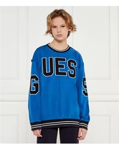 Толстовка Oversize fit, синий Guess