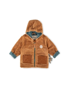 Флисовая куртка, коричневый Sigikid