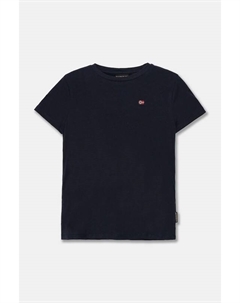 Детская хлопковая футболка SALIS SS 0, темно-синий Napapijri