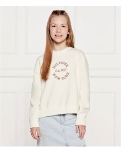 Свитер Regular fit, бежевый Tommy hilfiger