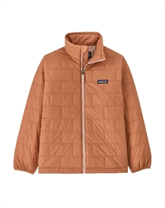 Детская утеплённая куртка Nano Puff Brick Quilt, Terra Pink Patagonia