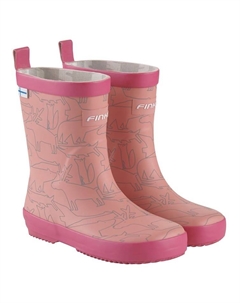 Резиновые сапоги, розовый Finkid