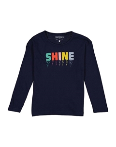 Рубашка с длинным рукавом, темно-синий Blue seven