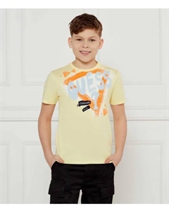 Футболка Regular fit, желтый Guess