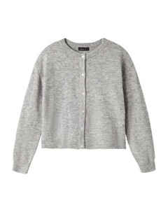 Кардиган, светло-серый меланж Name it