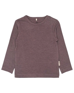 Детский топ с длинным рукавом из шерсти и бамбука - рубашка из мериноса, Sparrow Mikk-line