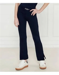 Брюки Flare fit, синий Tommy hilfiger