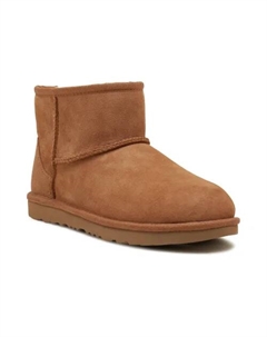 Кожаные зимние ботинки детские классические мини II, коричневый Ugg