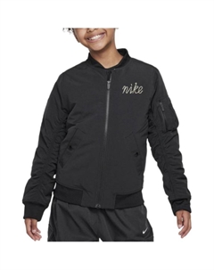 Утепленная куртка черная детская для детей 3-7 лет Nike