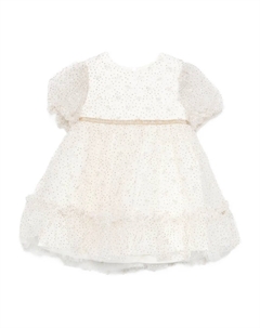 Платье с отделкой и ярусами, белый Tartine et chocolat