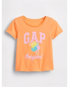 Футболка, оранжевый Gap