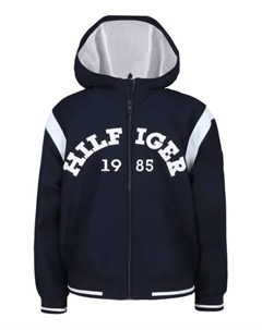 Бомбер монотип 1985 года, арка Oversize fit, синий Tommy hilfiger