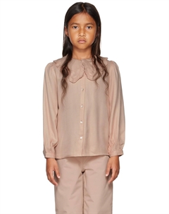 Детская розовая рубашка Robbin Molo