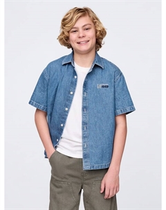 Рубашка, синий Gap