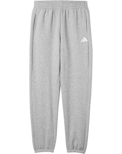 Брюки Minimal Logo Loose Heather Fleece Joggers, цвет Medium Grey Heather Adidas kids