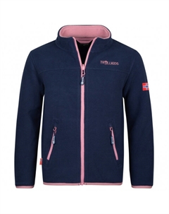 Куртка оппдал для девочек xt - флисовая куртка, мультиколор Trollkids