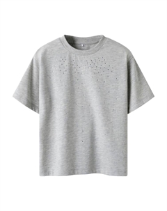 Топ, светло-серый меланж Name it