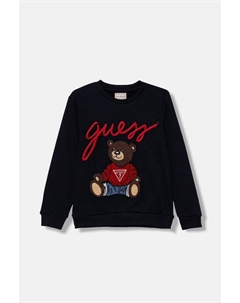 Детская хлопковая рубашка, темно-синий Guess