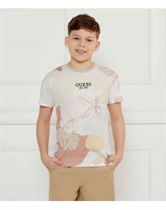 Футболка Regular fit, бежевый Guess