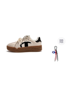 Кроссовки для скейтбординга на платформе, немецкие армейские, износостойкие, низкие, детские, Champion, черные Champion kids