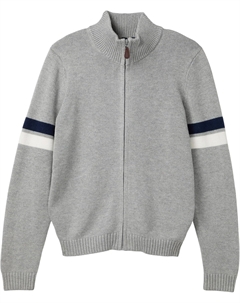 Свитер Full Zip Sweater, цвет Gray Janie and jack