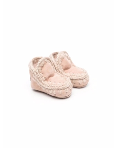 Декорированные угги, розовый Mou kids