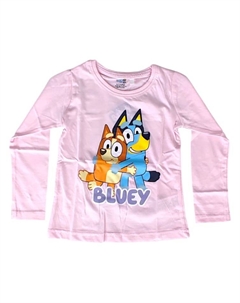 Рубашка с длинным рукавом, розовый Bluey