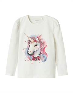 Рубашка с длинным рукавом, кремовый Name it