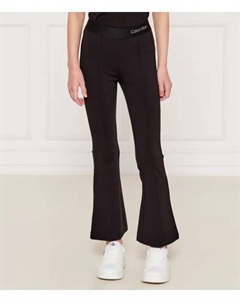 Брюки Flare fit, черный Calvin klein jeans