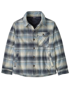 Детская легкая утепленная куртка-фьорд - рубашка, синий Patagonia