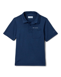 Детская поло для активного отдыха, Collegiate Navy Heather Columbia