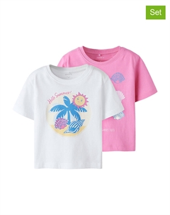 Футболка, розовый/белый Name it