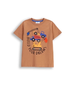 Футболка, коричневый Coccodrillo