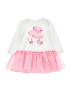 Платье из тюля, белый Monnalisa