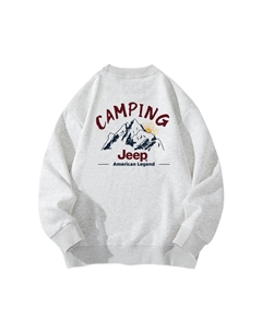 Унисекс худи, белое (с флисовой подкладкой) Jeep